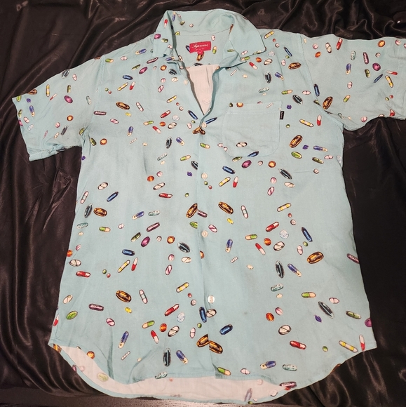 Supreme Pills Rayon Shirt